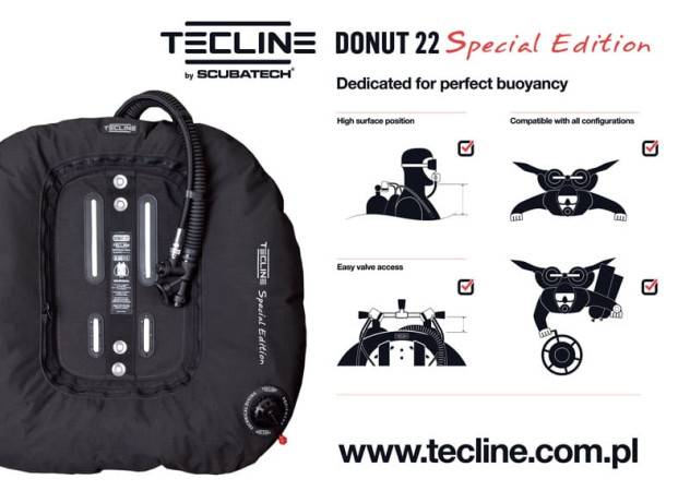 Skrzydło Donut 22 Special Edition ("Opona" wyp.22kg/50lbs) Tecline