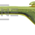 Karabińczyk tłokowy- brąz, dwustronny, 100 mm