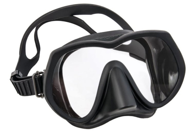 Maska Frameless Super View czarna TecLine - Military Line