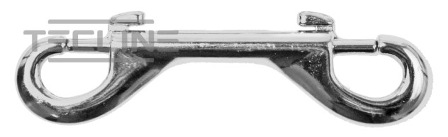 Karabińczyk tłokowy- nierdzewny, dwustronny 115 mm
