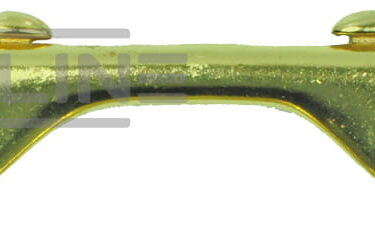 Karabińczyk tłokowy- brąz, dwustronny, 100 mm