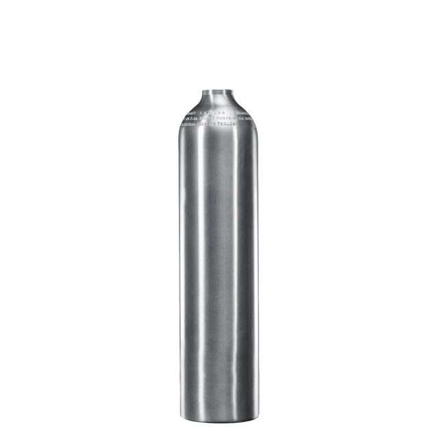 Butla aluminiowa TecLine 7L- płaszcz - połysk